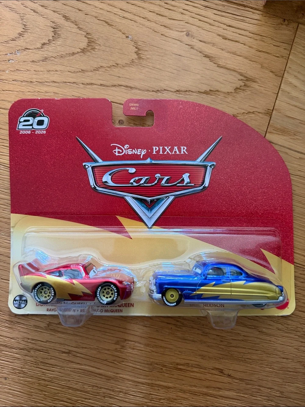 Lightning McQueen & Hudson Die-Cast Toy Car 2-Pack - Red & Blue